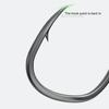 15Pcs Live Shrimp Fixing Hook Heavy Duty Carbon Steel Barbed Fishhook with Hole