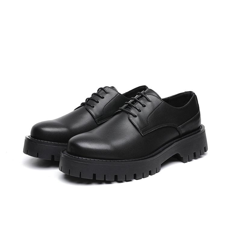 Summer British Leather Shoes Casual Business Dress Small Leather Shoes Men'S Thin Trendy Youth Suit 8057-R