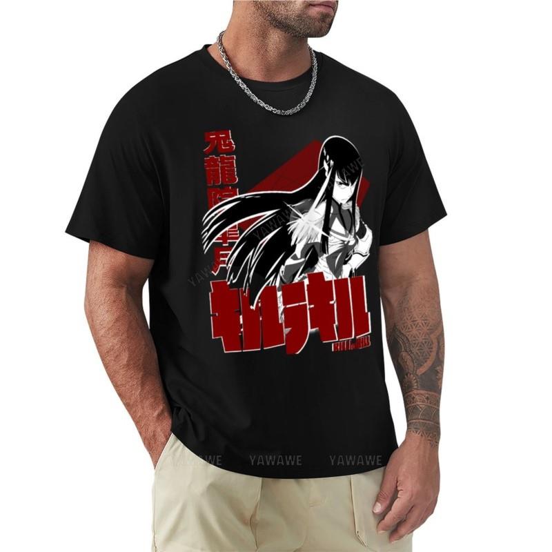 Satsuki Kiryuin Klk TShirt Custom T Shirts T Shirt Unisex Hippie Clothes Fruit Of The Loom Unisexs T Shirts