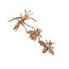 1PCS Solid Brass Mosquito Statue Vintage Insect Sculpture For Home Office Desk Decor Unique Conversation Starter And Gift