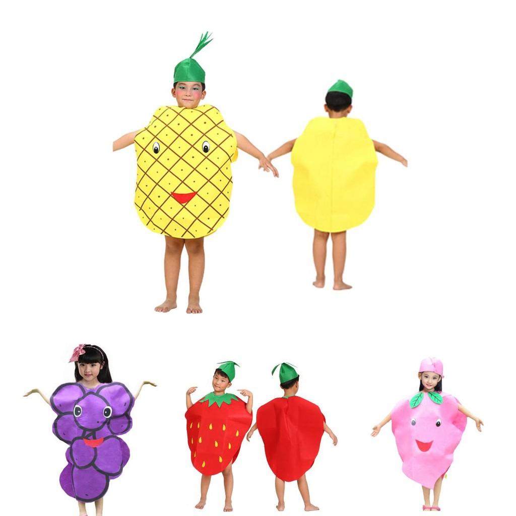 Kids Performance Outfit Fruits Vegetables