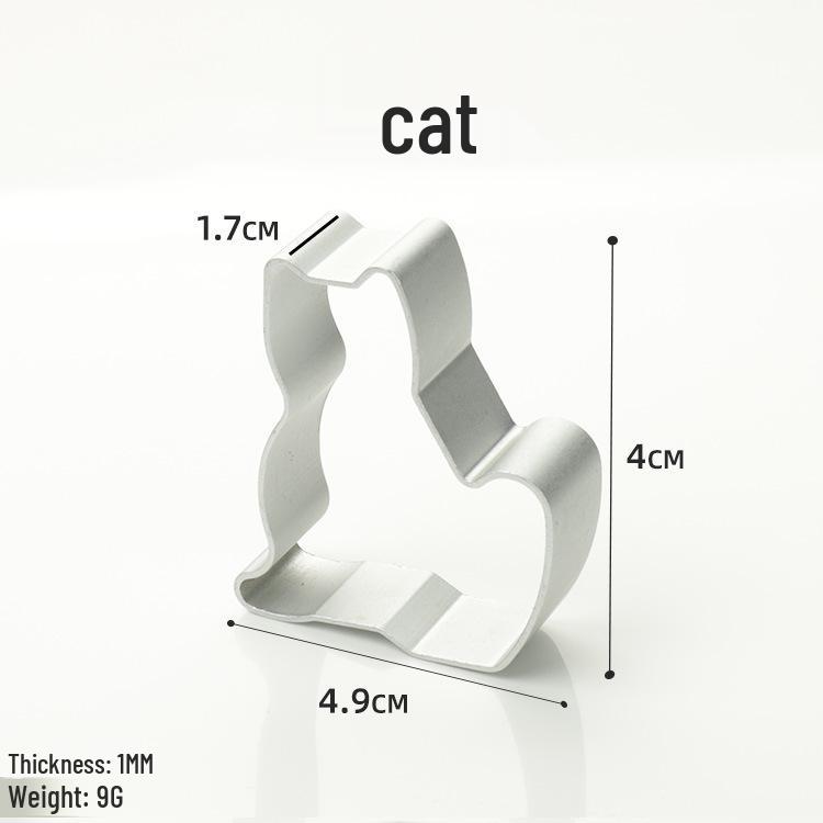 Keksform aus Aluminiumlegierung: Ananaskuchen, Weihnachten, & Ostern Ausstechform Backwerkzeug