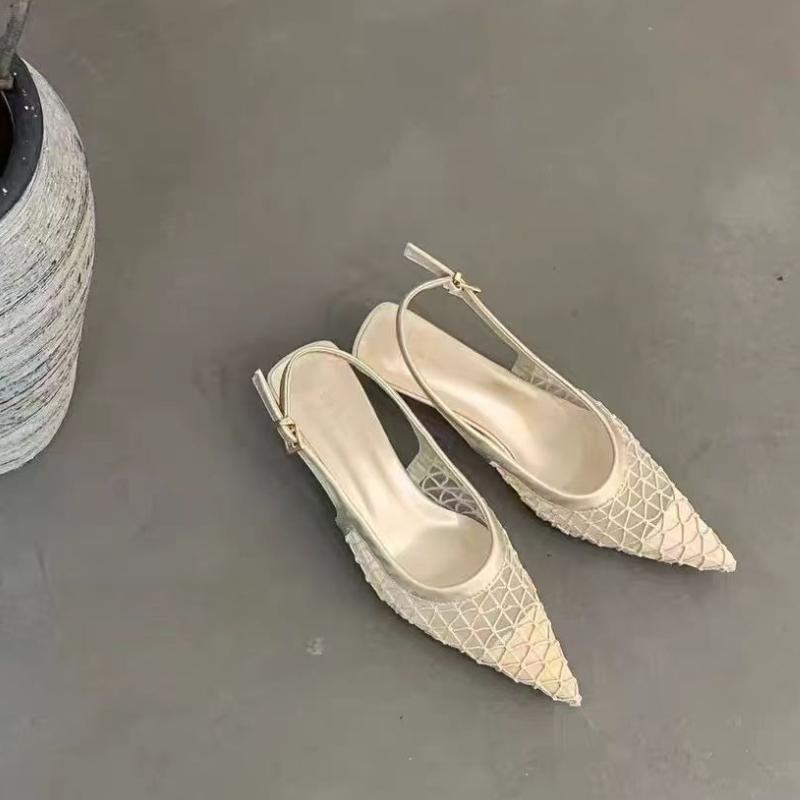 Summer women's headband sexy sandals, fashionable hollowed-out women's pointed high-heeled sandals, street style elegant sandals