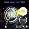 3.5 Inch / 4 Inch LED Fog Light DRL Round Angel Eyes Assembly White And Yellow Light Auto Car Fog Lamp