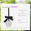 Camellia Car Fragrance Diffuser, Long-Lasting Aroma Gypsum Car Perfume, Car Interior Decoration Ornament
