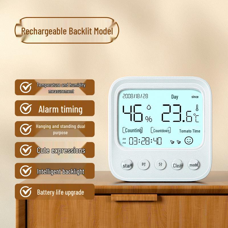 High-Precision Indoor Baby Room Wall-Mounted Thermometer & Hygrometer