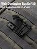 VIPERADE VAB2 Multipurpose Clips for Molle Tactical Locking Carabiners for Molle Webbing Attachment to and Bags 10-Pack 1" Webbing, Backpacks,