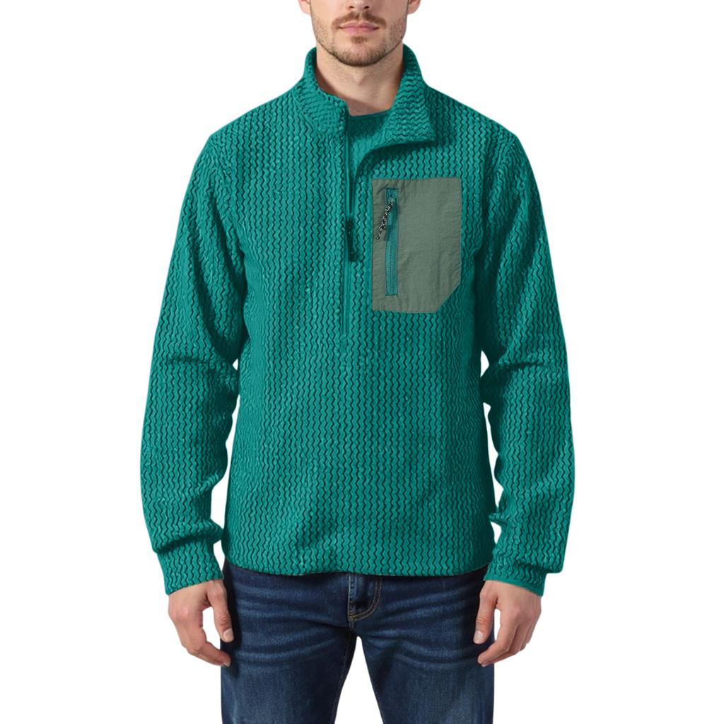 Men's  And  Women's  Outdoor  Fashion  Half Zipper  Leisure  Fleece Collection  Hoodie