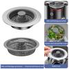 1pcs Household Stainless Steel Kitchen SinkDrain Strainer Pop Up Sink Stopper Anti-Clogging Sink Strainer Plug Sink Accessories