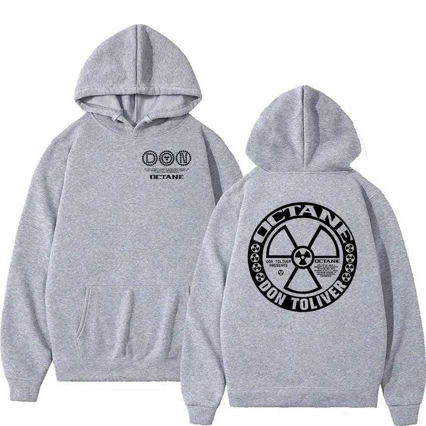 Don Toliver Octane Tour 2026 Print Hoodie Unisex Mode Langarm Oversized Sweatshirt Retro Pullover Fleece Kapuzenpullover Streetwear