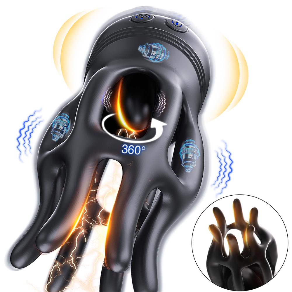 Male Masturbator Penis Glans Trainer Vibrator Electric Masturbation Tools Vibrator Penis Massager for Men Adult Sex Toys 18+