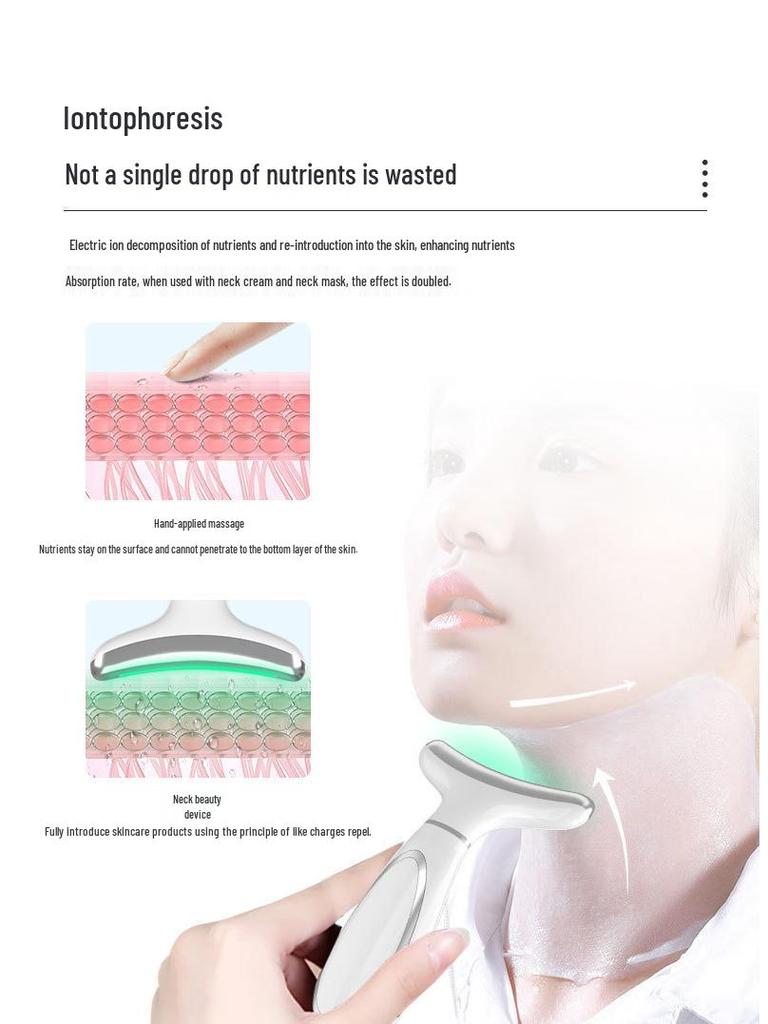 M6 Ice Cooling Neck Massager: Anti-Wrinkle, Lifting, and Firming Device for Neck and Nasolabial Fold Care.