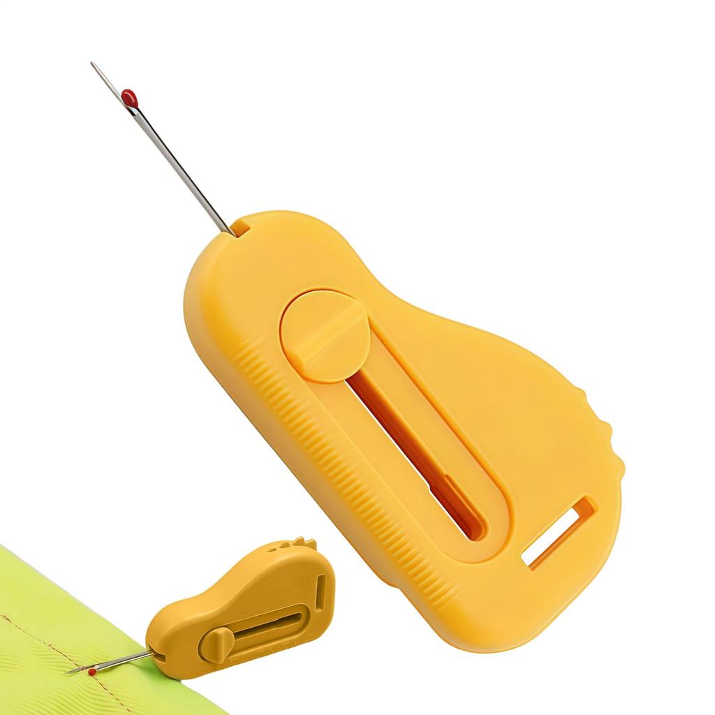 2 in 1 Sewing needle threader seam remover Embroidery threader Retractable Crafting Needle Sewing thread remover accessories