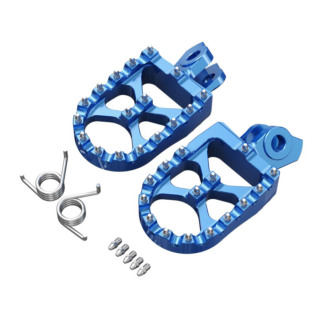 NICECNC Für Suzuki RMZ 450 2018-2024 RMZ 250 2010-2024 RMX 450Z 2010-2019 57mm Fußrasten Fußrastenpedale RM-Z 250 RM-Z 450