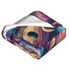 Ethereal Vortex Blanket Breathable Fleece Sofa Throw Blanket for Home Bedroom Office Throws Bedspread Quilt
