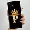 For Apple iPhone 11 Case iPhone11 Pro Luxury Crown Letter Couple Cover Soft Liquid Phone Case For iPhone 11 Pro Max Fundas Coque