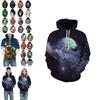 Festive Men Women Christmas 3d Graphic Printed Hoodie Sweatshirt Jumper Tops