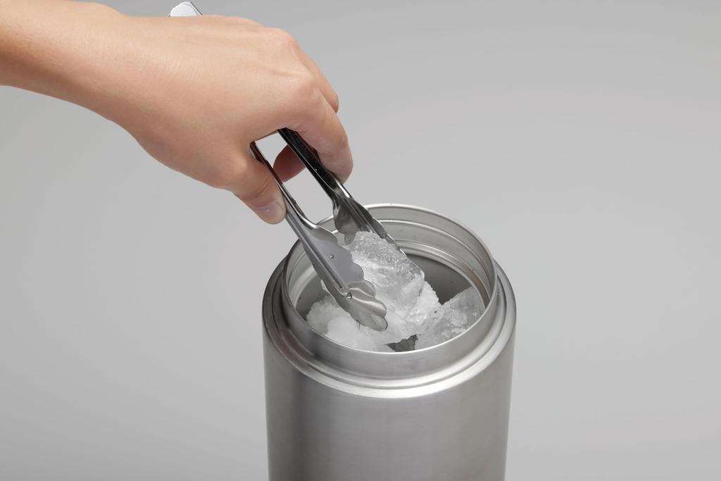 LALPHA Ice Jug, Vacuum Insulated Ice Container, Keeps Ice Cold and Hot, Stainless Steel, Perfect for Camping and Outdoors (1.8L, Silver)
