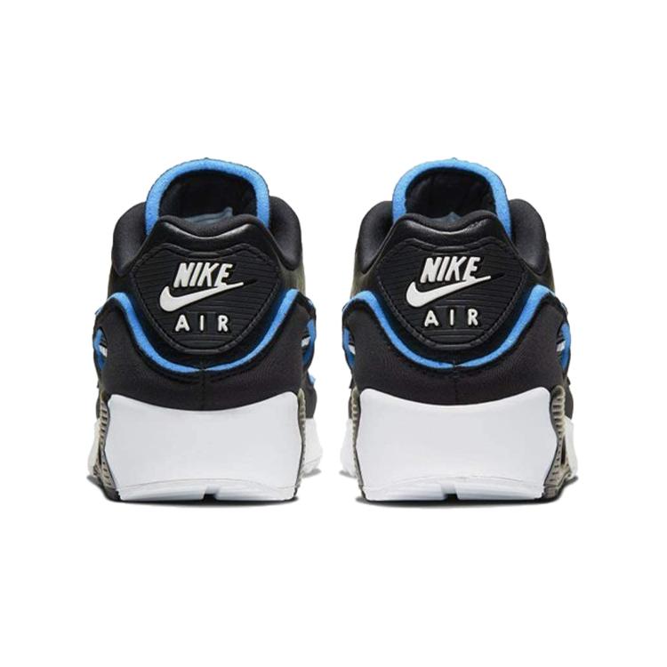 New Nike Air Max 90 SE Black Multicolor GS CK4068-001