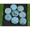 15MM Natural Larimar Pectolite Round Cabochon Loose Gemstone 8Pcs Lot 87Cts. A-415
