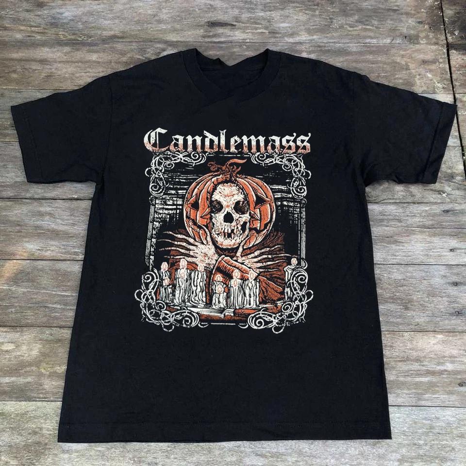

Vintage Candlemass Band Skull T-Shirt Size S to 5XL 2F866 XL