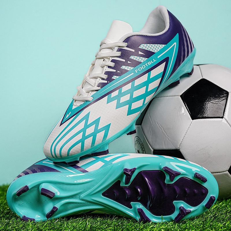 Football shoes boys low-top primary and secondary school students competition training shoes artificial grass long nails broken nails sports shoes
