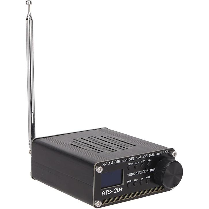 ATS 20+ Radio Receiver With Antenna - High Sensitivity Portable Small World Band Digital Radio for Outdoor Camping and Home