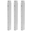 3PCS White Measuring Stick ABS Foldable Ruler Durable Meter Stick