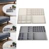4 Pieces Jewelry Tray Organizer, Insert Divider Durable Storage Container Display Trays for Day Gift