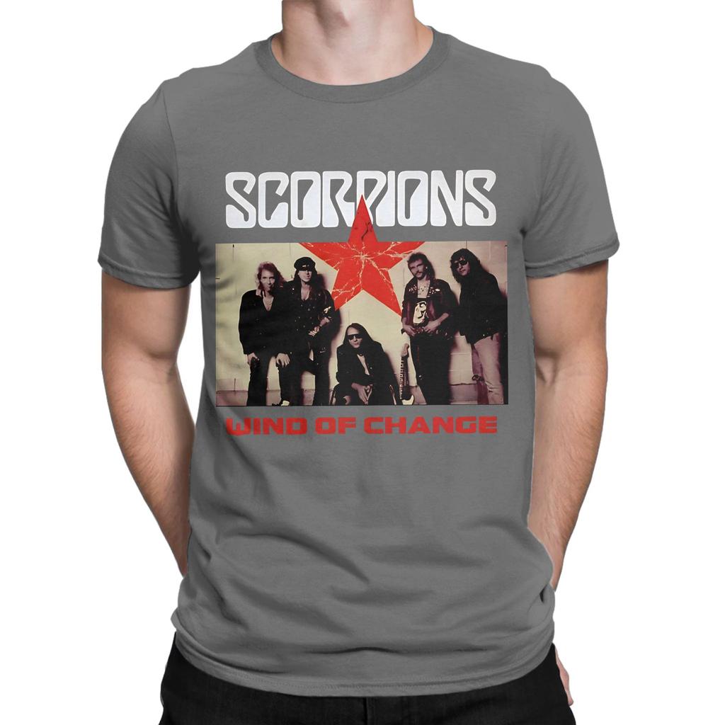 Realistic Scorpions Scorpions Scorpions Scorpions Scorpions Scorpions Funny 100 Cotton Tshirt Scorpions Tees Tops For Unisex