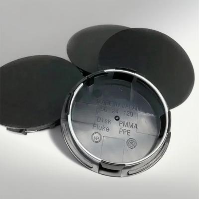 4 pièces 70mm Sans Logo Cache-Jantes Auto Noir 56.24.1205624120 Cache-Moyeux de Jante