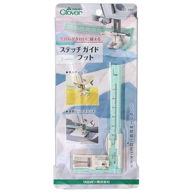 Clover Sewing Machine Stitch Guide Foot For Neatly Sewing Evenly Spaced 37-189 - Stitches.
