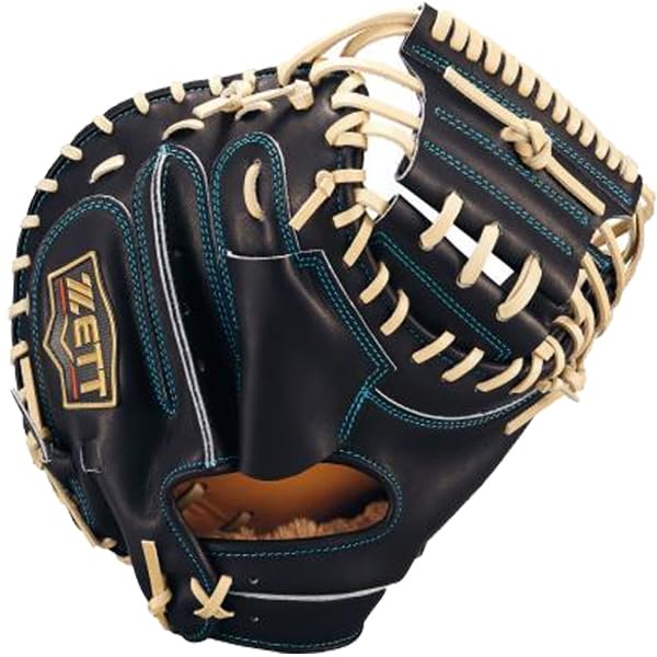 ZETT Pro Status SE Baseball B Made in BPROC962SG Catcher's Glove, Black/Pastel (1932), Small, Japan,