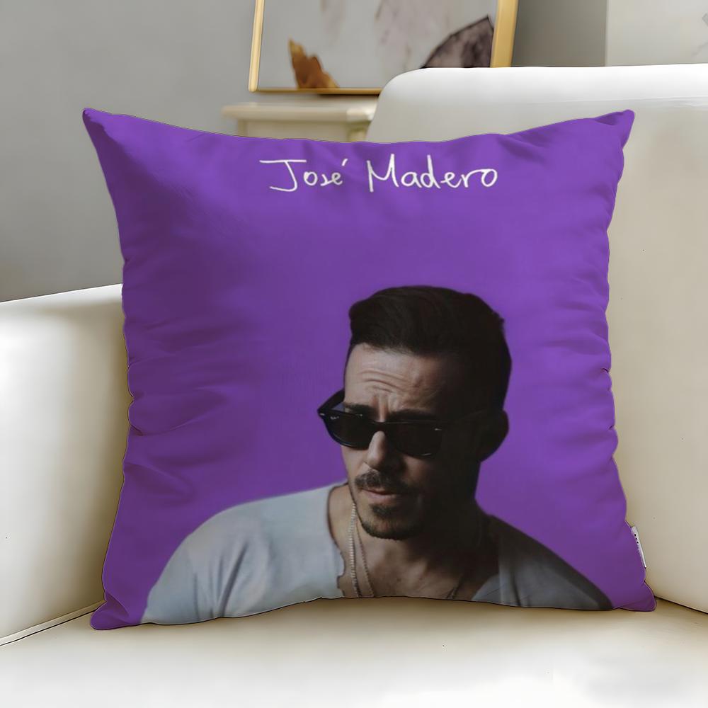 

popular singer Jose Madero Vizcaino Cushion Cover Soft EasyWash Pillow Case Versatile for Couch Bed Travel and Office 30X30cm