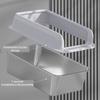 Stainless Steel Cat Litter Box Semi-closed Splash-proof Cat Sandbox Easy Cleaning Cats Toilet High Load-bearing Pet Toilets