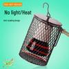 Parrot & Turtle Ceramic Heater Lamp with Insulated Box and Anti-Scald Lampshade for Warming Birds and Sugar Gliders