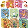 6/8/12/16pcs PAW Patrol Puzzle Anime Stickers DIY Ryder Chase Make-a-Face Assemble Funny Cartoon Decal Assemble Jigsaw Sticker