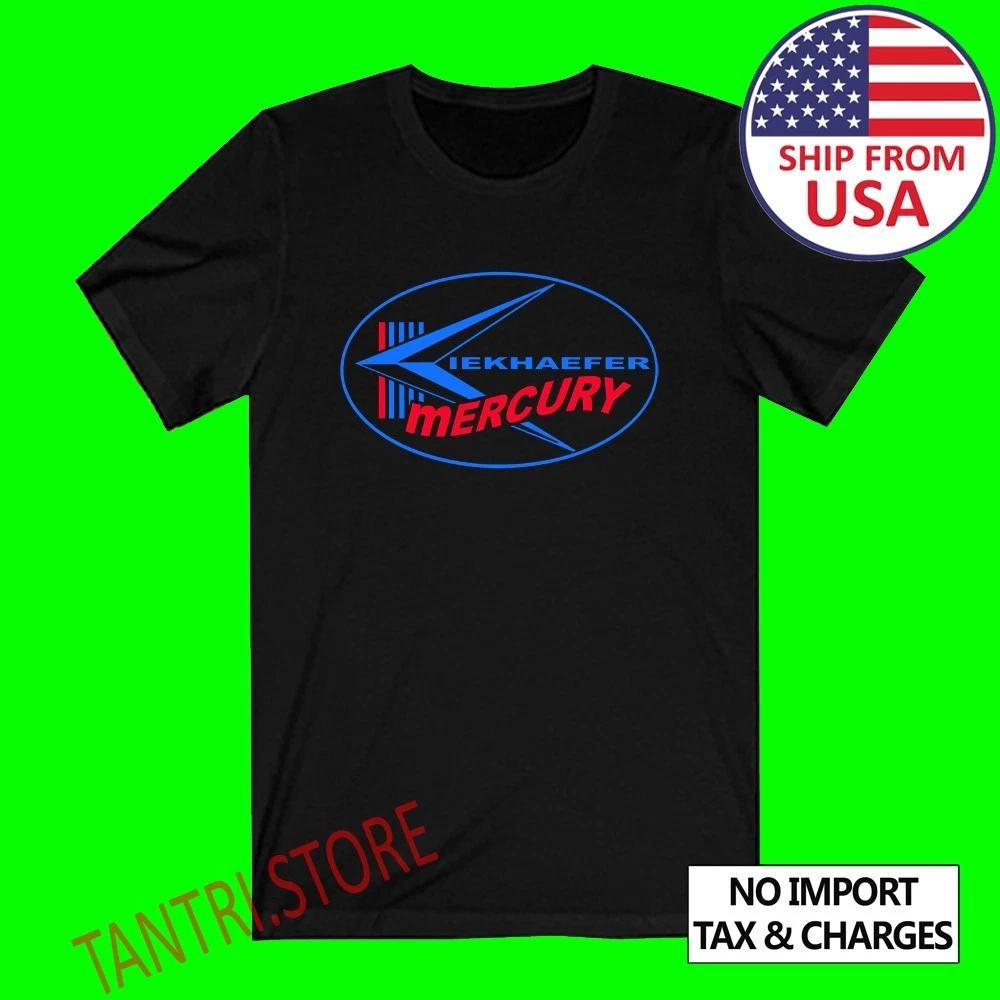 Kiekhaefer Mercury Fishing Racing Men s Black Size S to 3XL 4XL