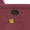 Massage Chair Wine Red Fabric