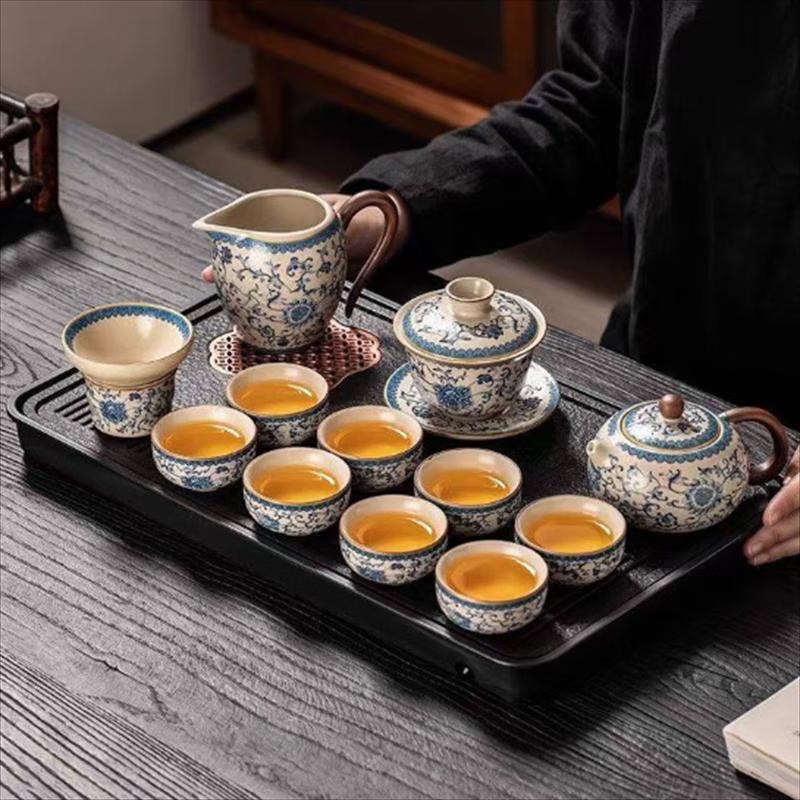Ru Kiln Ceramic Gongfu Tea Set