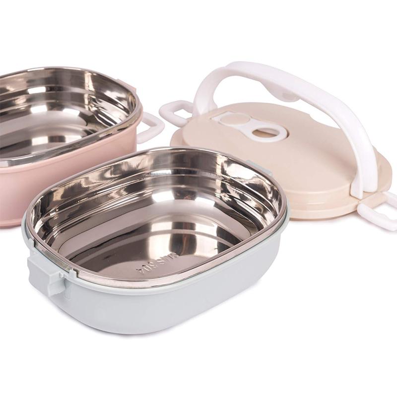 304 Stainless Steel Thermal Insulation Lunch Box Leak-Proof Food Container Bento Box