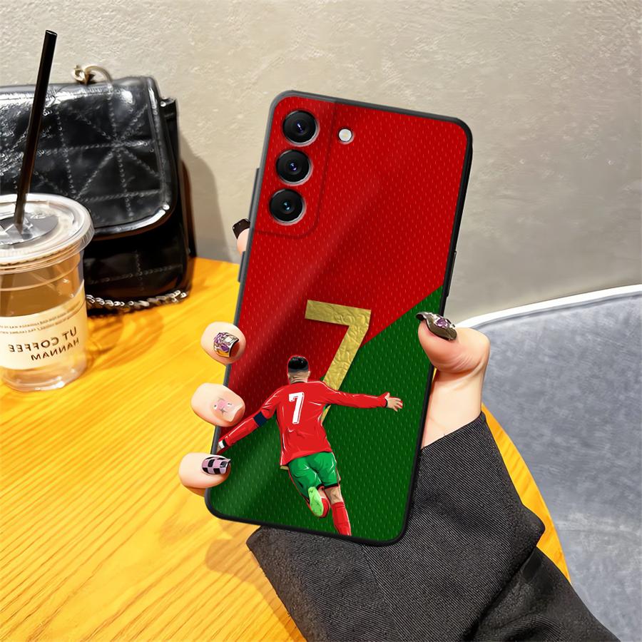 Number 7 10 Football Case for Samsung Galaxy A53 A05 A52 A57 A73 A23 A55 A25 A37 A12 A06 Phone Cover A51 A36 A15 A41 A17 A70 A50