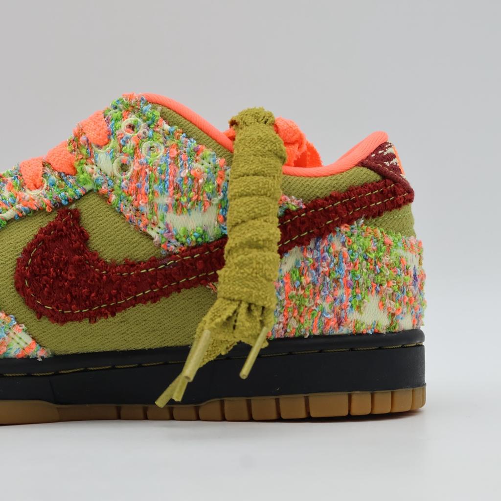 IB2263-300 Nike Dunk Low Panda Green Curry White (Men's)
