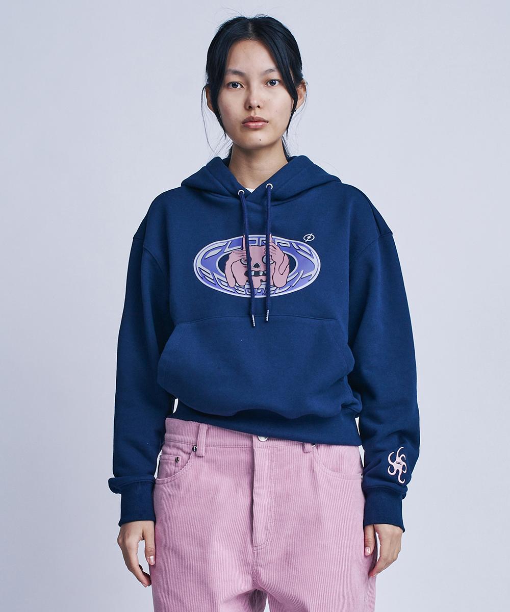 Fdr [Fdrxjogyeju Of Mpq] Arch Monster Hood_Navy L