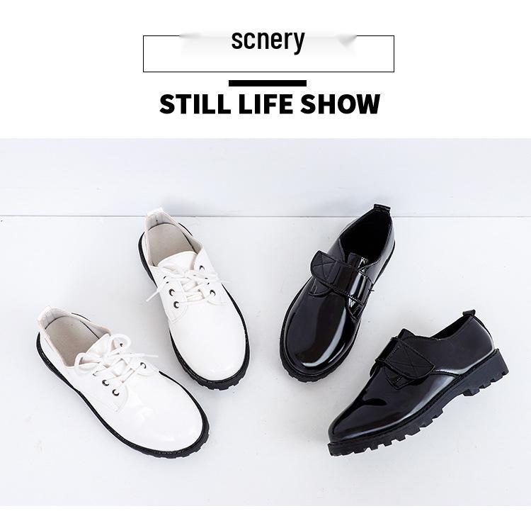 Unisex British-Style Leather Shoes for Kids: Soft-Soled, Versatile Performance Footwear in Various Styles