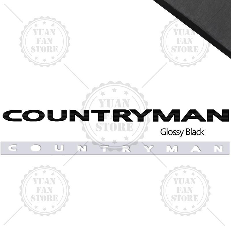 1PCS Metal Letter For Countryman Clubman MINI Cooper S 3D Emblem Car Rear Trunk Decals Lettering Badge Auto Accessories Styling
