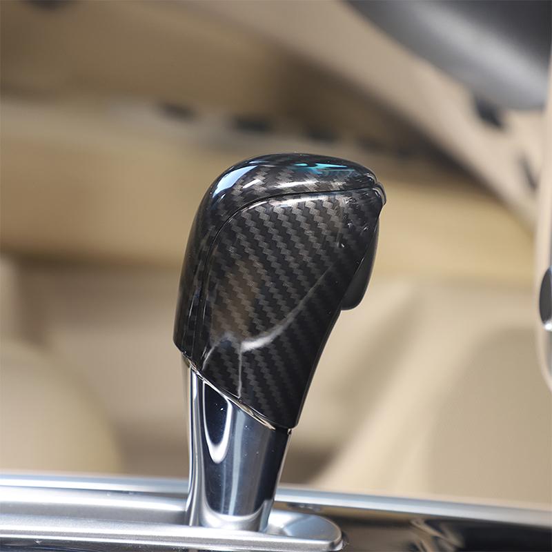 For Nissan Pathfinder 2013-2018 ABS Carbon Fiber Car Gear Head Protection Cover Decorative Stickers Car Accessories