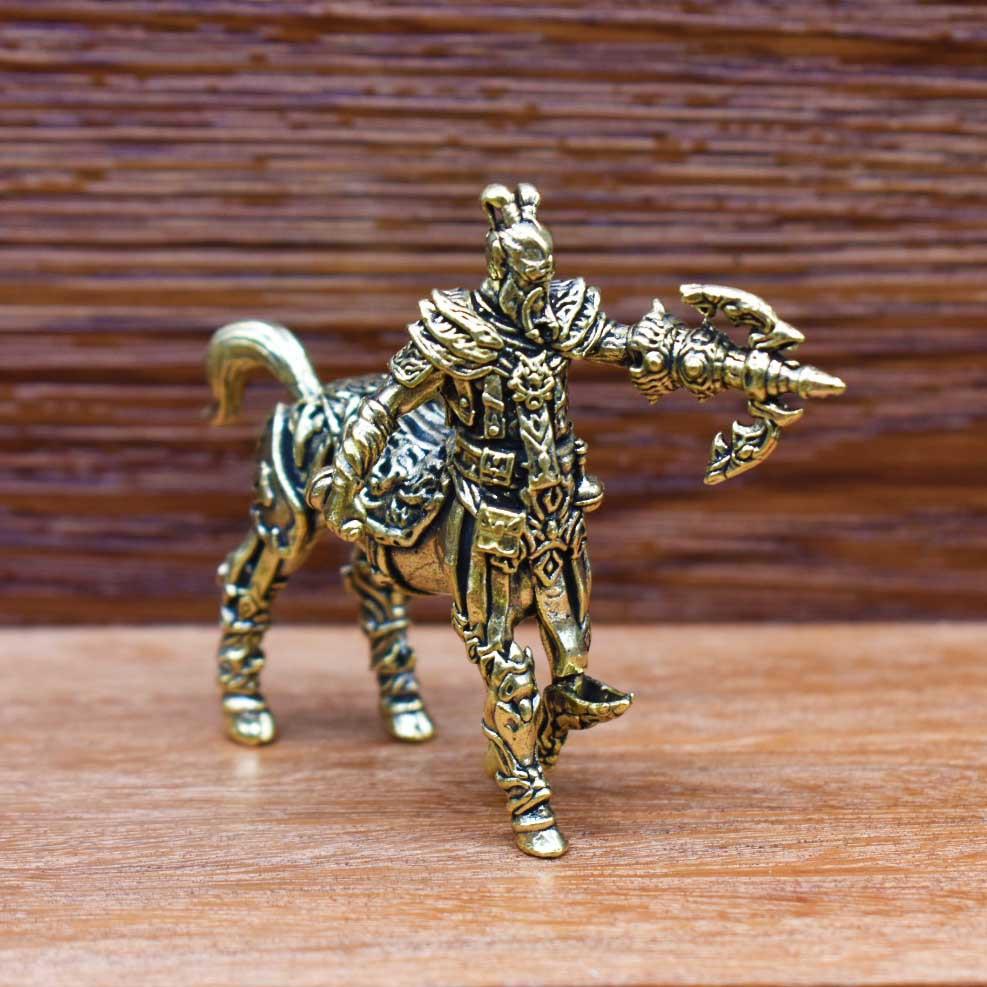 Brass Material - Centaur Horse Tail Ornament Craftwork Sagittarius Cross-border Office Decoration