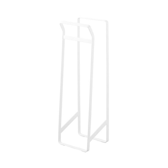 Yamazaki Tower Portable Cardboard Storage Box, Slim, White, 16.3 x 15 x 54.1 cm, with Handle, Holds 10589