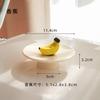 Creative Fruit Shaped Incense Holder, 3D Cute Incense Insertion Plate Decoration, Banana and Apple